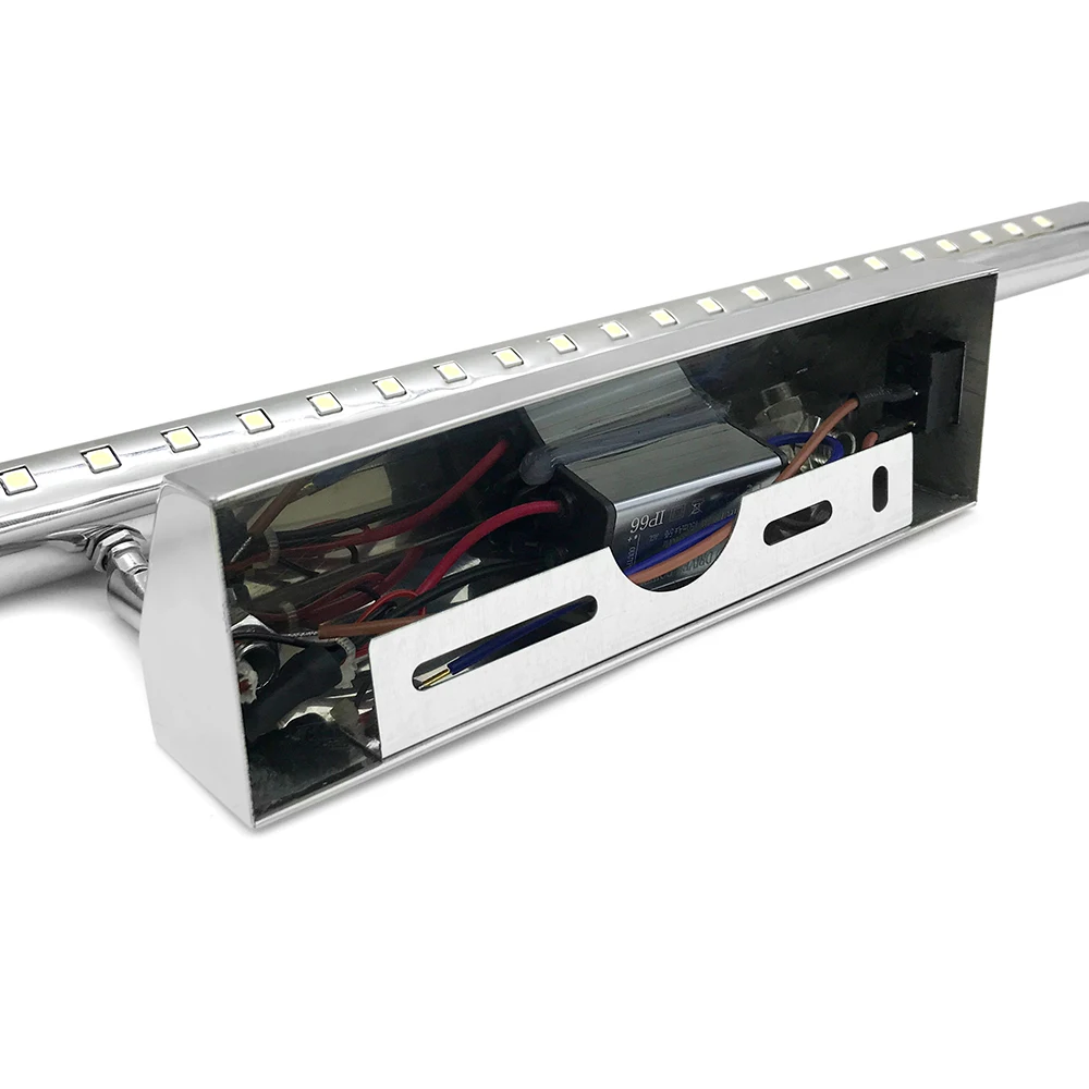 Современный светодиодный светильник из нержавеющей стали переднее зеркало для