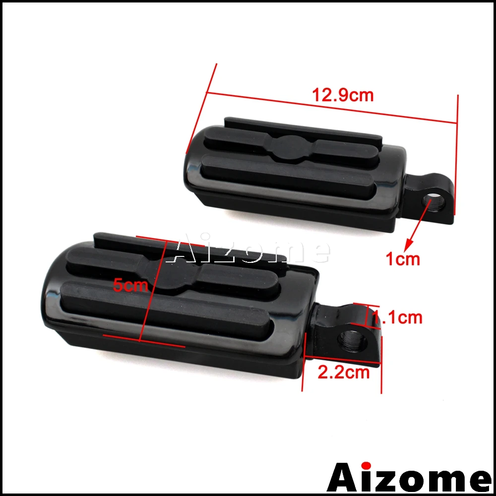 Для Harley Touring Sportster Dyna Softail Highway Footrests мотоциклетные мужские подножки 3 слота задние