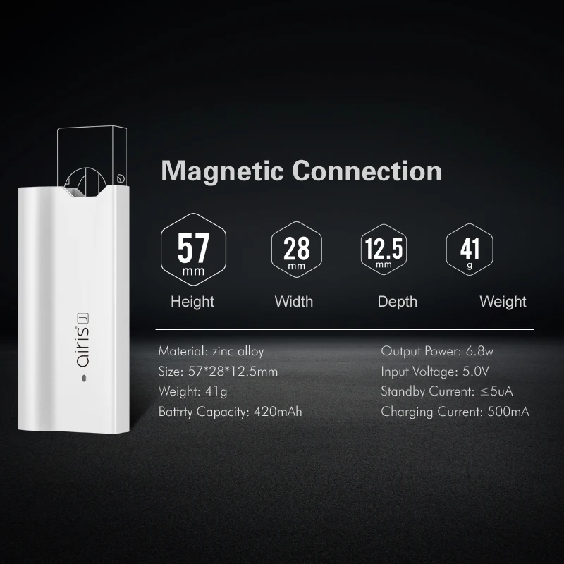 Оригинальный Airistech J Vape Pod испаритель для Нико соль стручок мод Системы