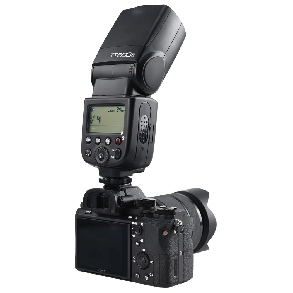 2X Godox TT600 TT600S 2,4G Беспроводная ttl 1/8000s Вспышка Speedlite+ X2T-C/N/S/F/O/P триггер для Canon Nikon sony fuji olympus