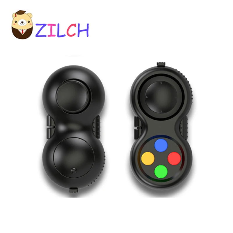 Game Controllers Magic Fidget Pad Cube Gamepad Children Desk Toy Adults Stress Relief ADHD Relieves Squeeze Fun Kids Toys | Игрушки и