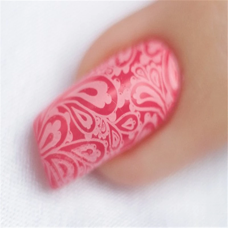BORN PRETTY Nail цветочный трафарет узоры лоток для дизайна ногтей штамп шаблон печать