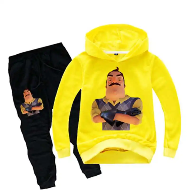 Новинка комплекты детской одежды в стиле мультфильма Мой сосед толстовка с