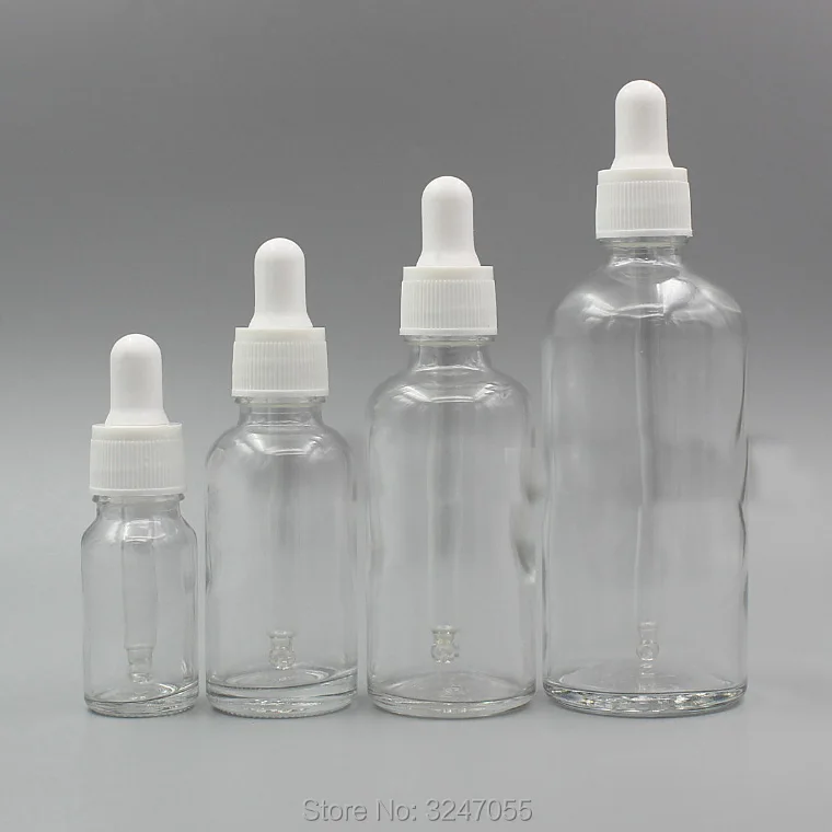 5ml10ml15ml20ml30ml50ml100ml Высококачественная пустая стеклянная капельница прозрачные