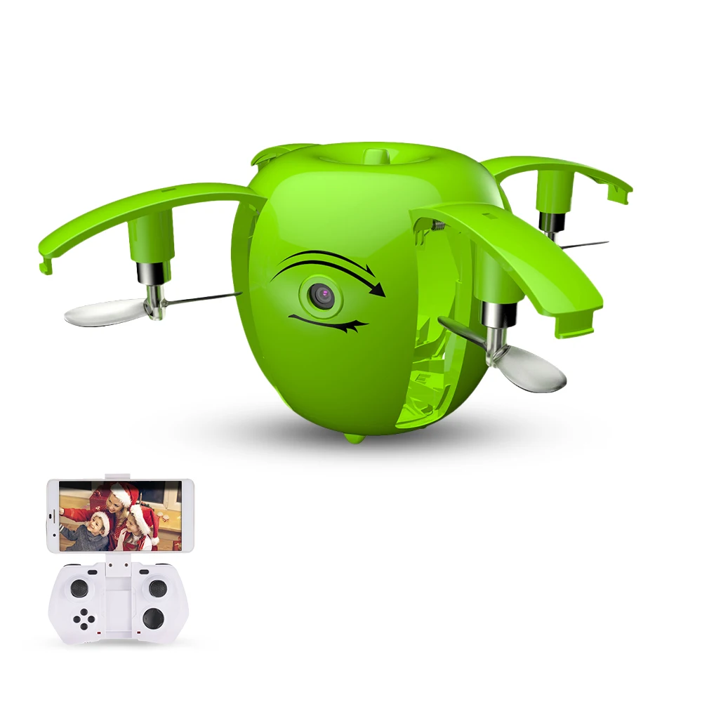 Оригинальный Радиоуправляемый вертолет Apple Дрон RC130W с камерой 720 P Wi Fi FPV складной