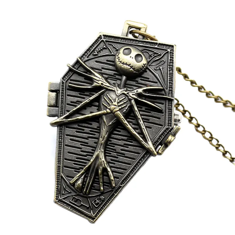 Винтажные готические наручные часы Кошмар перед Рождеством с подвеской на