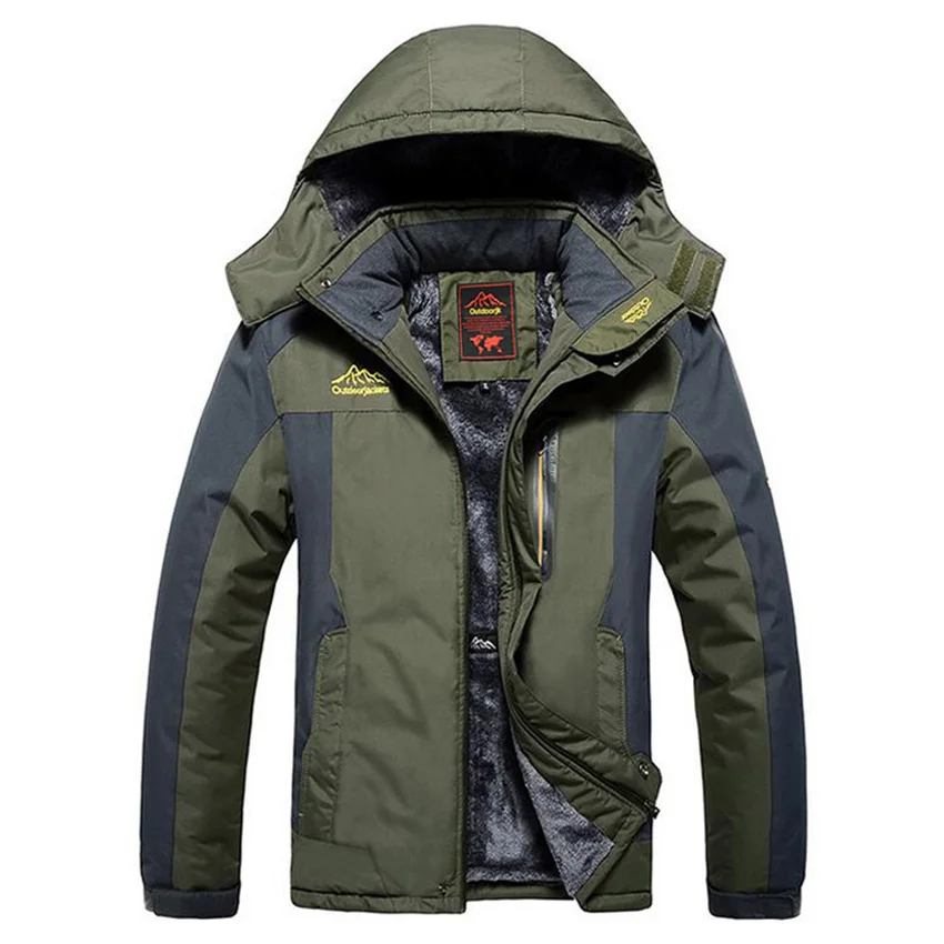 Бесплатная доставка Осень и зима пуховики новый стиль большой размер Мужская