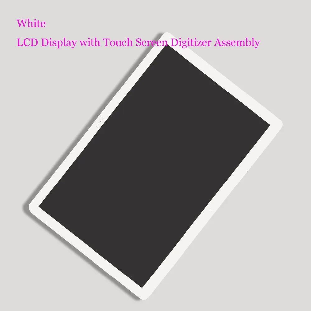 White LCD Assembly 10," для huawei MediaPad T5 10 AGS2-L09 AGS2-W09 AGS2-L03 AGS2-W19 ЖК-дисплей Дисплей с кодирующий преобразователь сенсорного экрана в сборе Стекло пленка - Цвет: White LCD Assembly