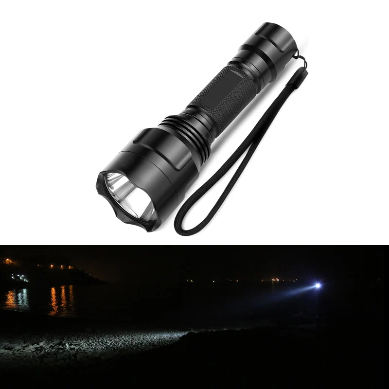 LED Flashlight CREE Q5 / XM-L T6 1000lm 2000Lumens Torch Cree light For 1x18650 5 Models + AC Charger | Лампы и освещение