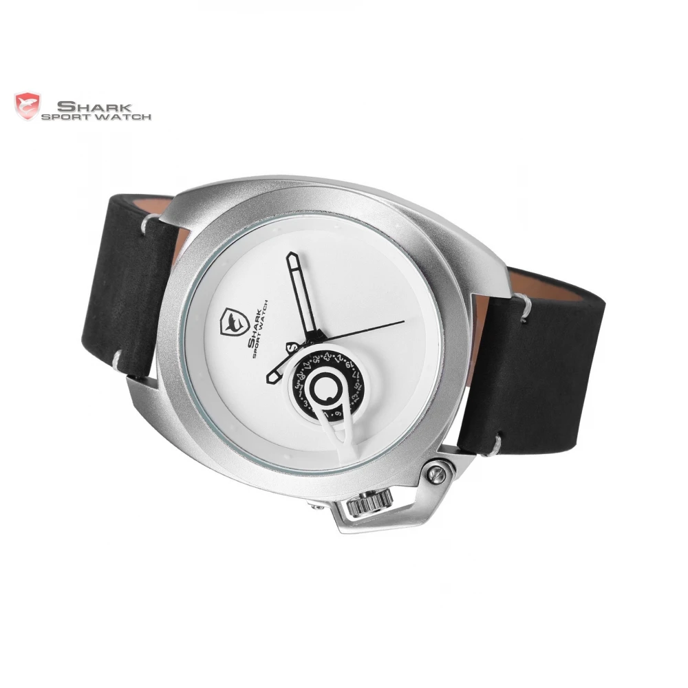 2016 тони акула белый специальный дата классический дизайн кожаный ремешок