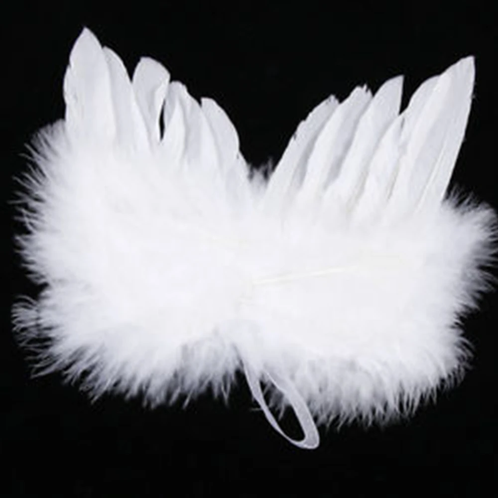 1 шт. украшение в виде крыльев перьев милое детское Крыло ангела Cupid феи крыло