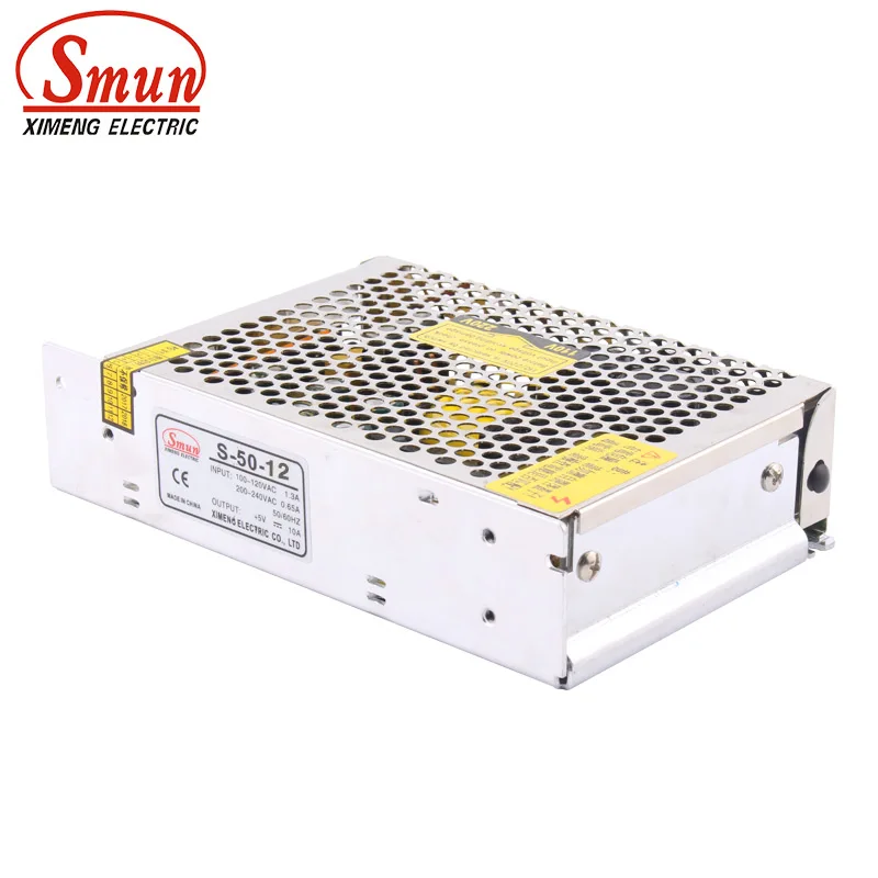 SMUN S 50 12 110/220VAAC в DC Вт а преобразователь источника питания AC DC|supplies for hair accessories|supplies