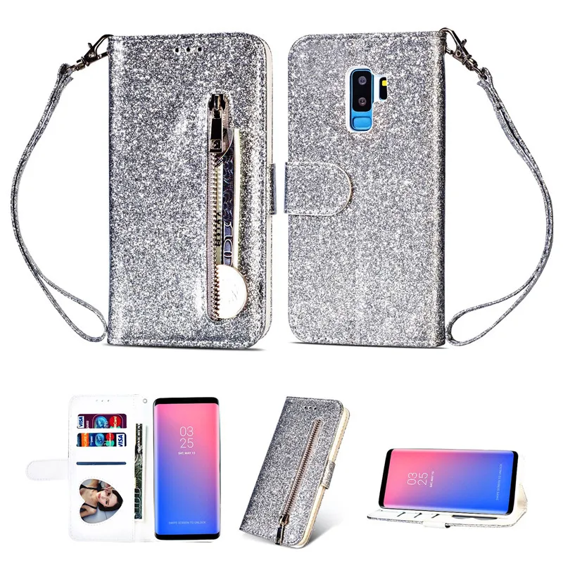 Coque A50 A70 A40 A30 Note 8 9 S8 S9 S10 плюс дизанерский чехол-портмоне с откидной крышкой чехол для samsung Galaxy S6 S7 края корпуса M20 M30 для карт из искусственной кожи