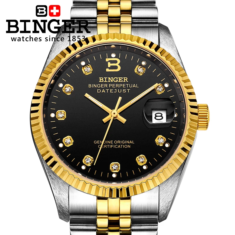 Часы мужские механические водонепроницаемые с сапфировым стеклом 2018 | Наручные