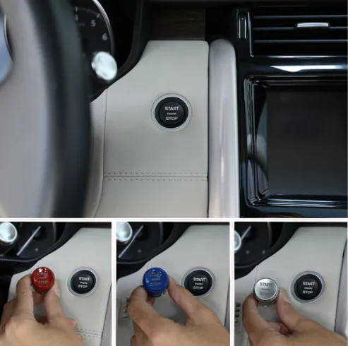 ABS кнопка включения и остановки двигателя автомобиля сменная Крышка для Land Rover