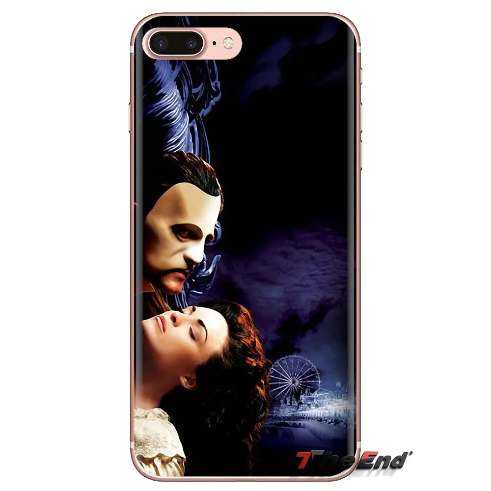 Силиконовый чехол для телефона Phantom of The Opera Love Mask iPod Touch Apple iPhone 4 4S 5 5S SE 5C 6 6S 7 8 X XR XS