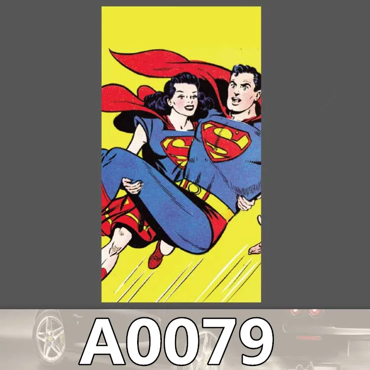 Super Hero Hulk Batman Sticker Spiderman Anime Waterproof Suitcase DIY Laptop Guitar Luggage Skateboard Toy Lovely Stickers - Цвет: A0079