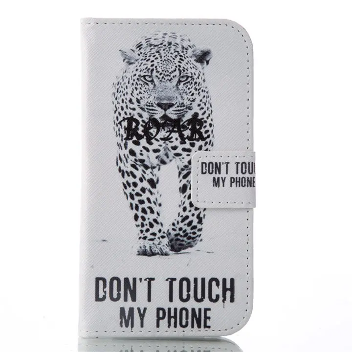 Leopard Чехол-книжка для sony Xperia C6 XZ XZ1 Compact Z3 Z5 Mini, чехол-бумажник с капельками воды, отделением для карт, подставкой, магнитным замком, сумка D26F - Цвет: Leopard