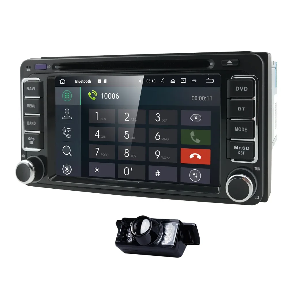 2 din Авторадио Android 8 0 dvd плеер автомобиля для Toyota Land cruise 100 200 COROLLA 150 RAV4 Hilux Прадо 120