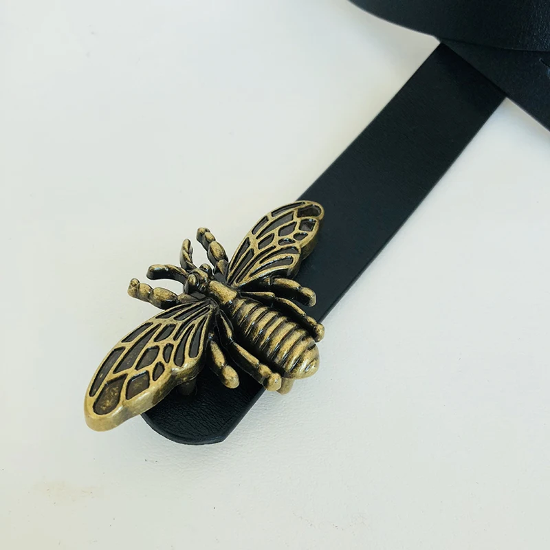 BISI GORO meter Little bee женский и мужской ремень из натуральной коровьей кожи, винтажный ремень с пряжкой для джинсов, высокое качество, Новое поступление