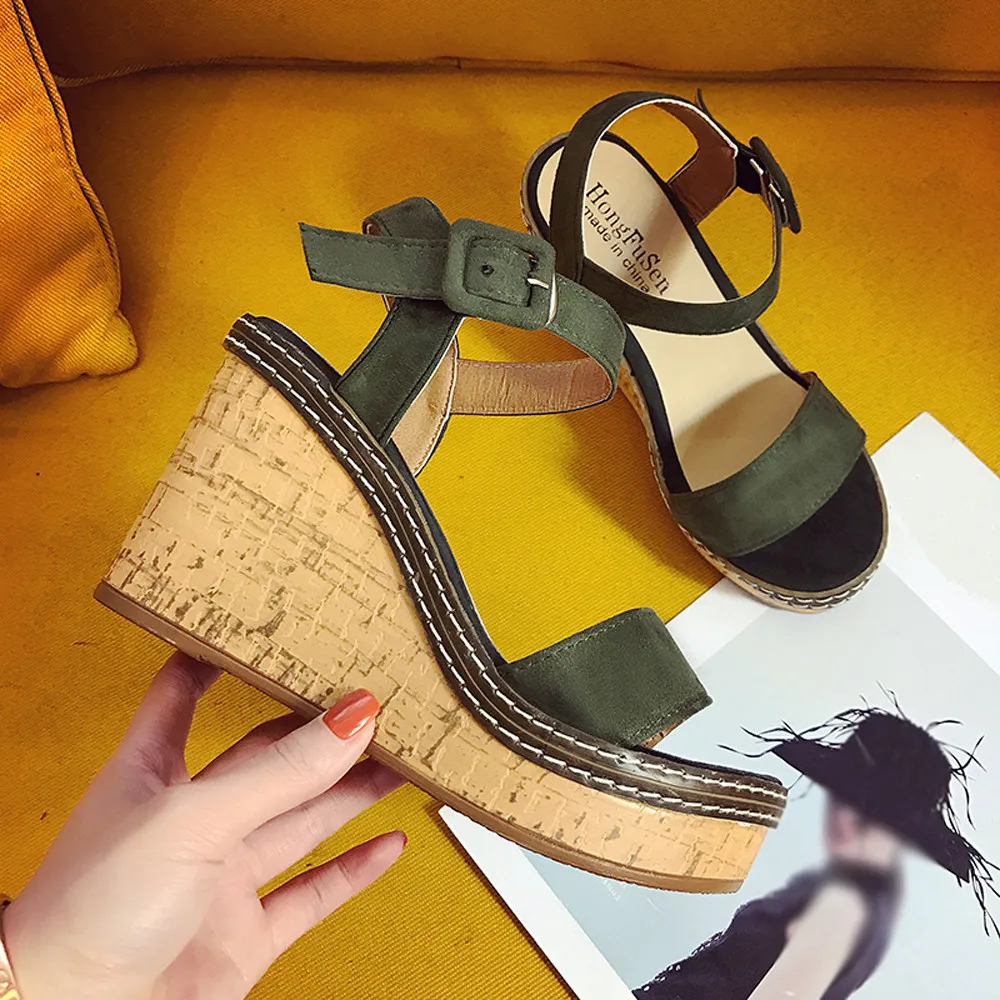 2019 женские босоножки Сезон весна лето Дамская пляжная обувь с широко открытым