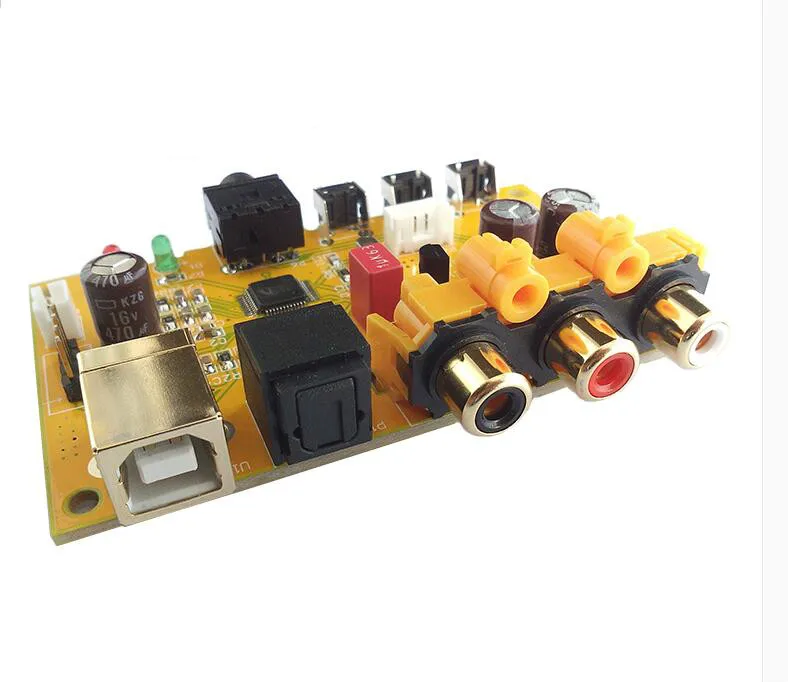 Aiyima ЦАП Декодер PC USB звуковая карта оптической Волокно/коаксиальный Выход