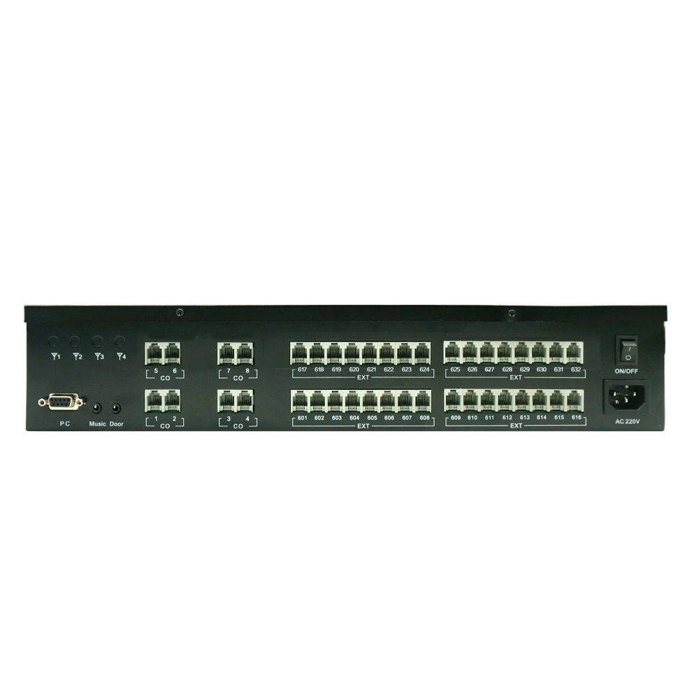 

Communication System 24 extensions GSM PBX with 4 SIM Card TP832-424