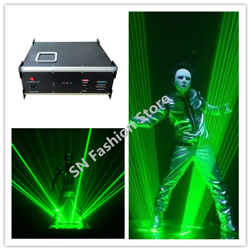 HH03 Одиночный Зеленый laserman show 3 Вт Лазерный танцевальный проектор/dmx Лазерная