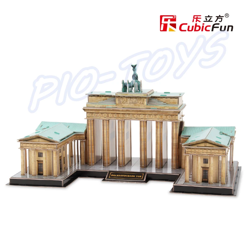 Новогодний подарок brandenberg Tor 3D Пазлы Модель DIY украшения сборки игрушки игра головоломка для взрослых Коллекция развивающая игрушка