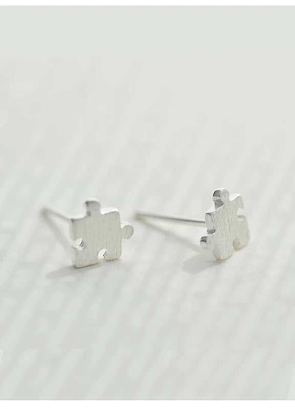 Female Stud Earring Silver Color Geometric Earrings For Women Party Pendientes Mujer | Украшения и аксессуары