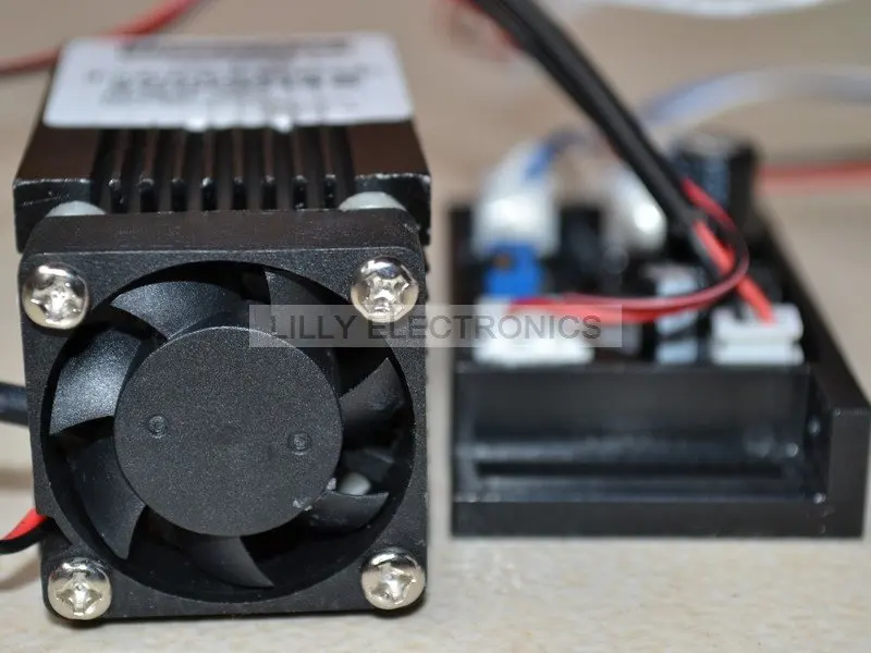 445nm 450nm 400mW синий лазерный точечный модуль 12V + TTL вентилятор охлаждения долгое