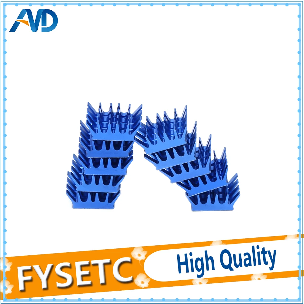 5 шт. Raspberry Pi Spiky радиатор из алюминия с клеем для охлаждения 3/2 Модель B|Детали и