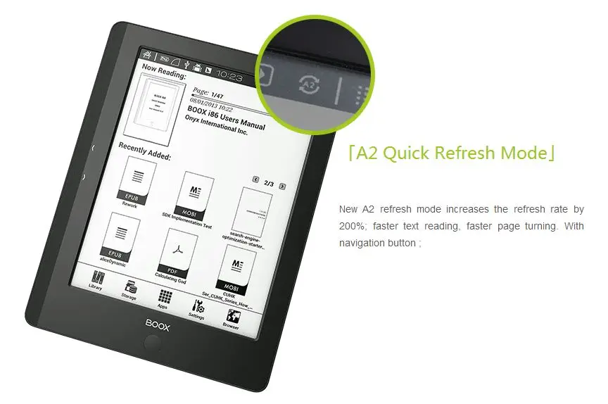ОНИКС BOOX I86 4 ГБ WI-FI Емкостный Сенсорный экран eink e Book Reader многоязычная Встроенный