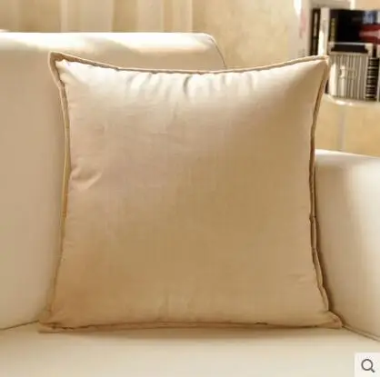 Новинка 2017 наволочка для подушки однотонная домашний текстиль плюшевая ткань