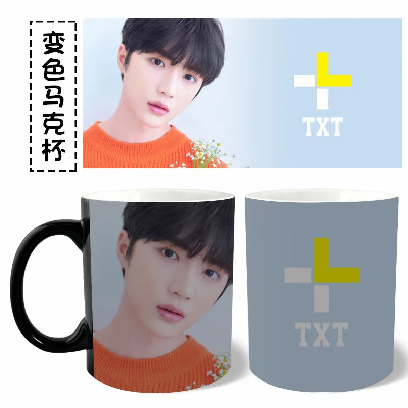 

[MYKPOP]TXT Coffee Mug Water Milk Ceramic Cup Creative KPOP Fans Collection SA19060106