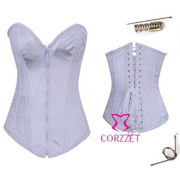Дешевые модные белые бюстье и корсеты женские сексуальные в западном стиле