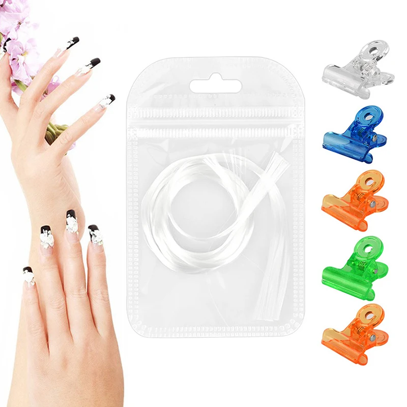 Стекловолокно для дизайна ногтей 1 м УФ геля самостоятельного наращивания из