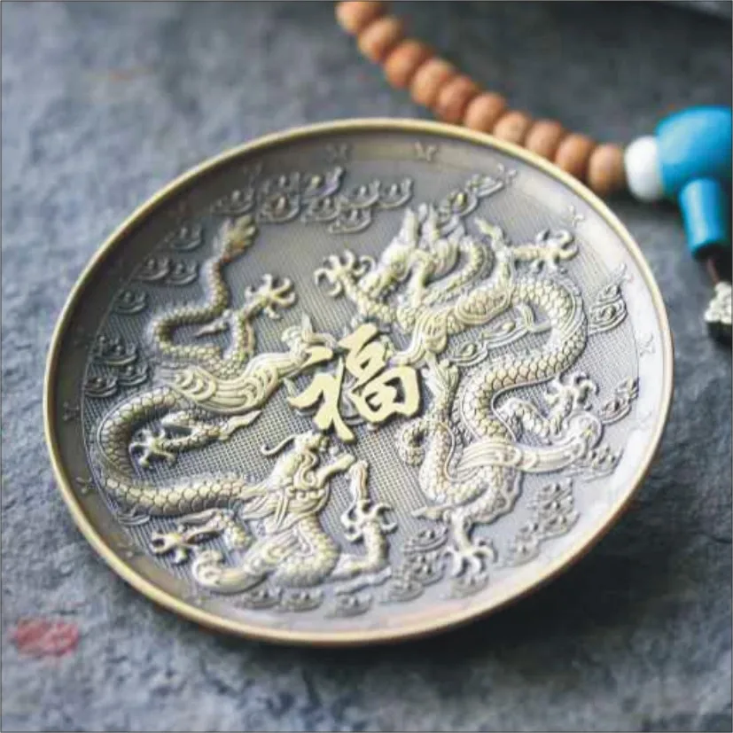 Подставка для курильницы Dragon держатель тарелок в китайском стиле фу