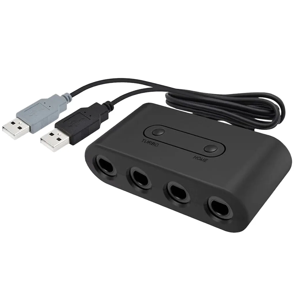 Горячая Gamecube контроллер адаптер 4 порта USB для NGC Nintendo Switch/Wii U /PC 3in1|USB-адаптеры| |