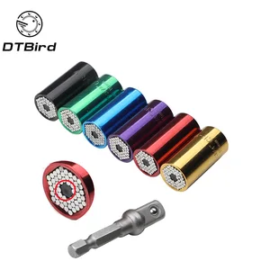 2 шт.компл. Магическая рукоятка гаечного ключа мульти Функция универсальных торцевых ключей 7-19 мм Мощность дрель автомобильный адаптер Ручные Инструменты Ремкомплект DT6