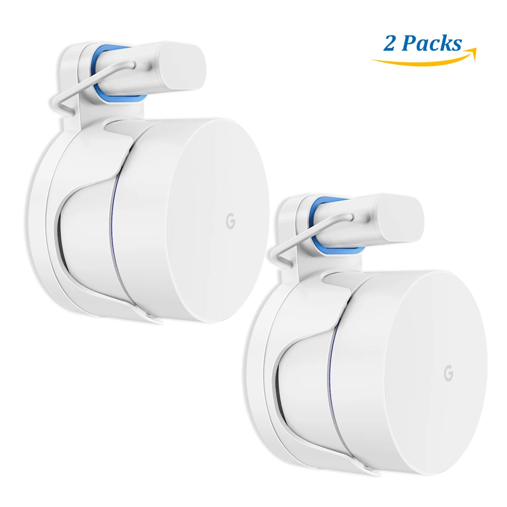 WHITE2 Белый настенный кронштейн для Google Wifi с устройством для сматывания кабеля для безопасности и простоты использования в домашних условиях, поддержка дропшиппинг - Цвет: WHITE2