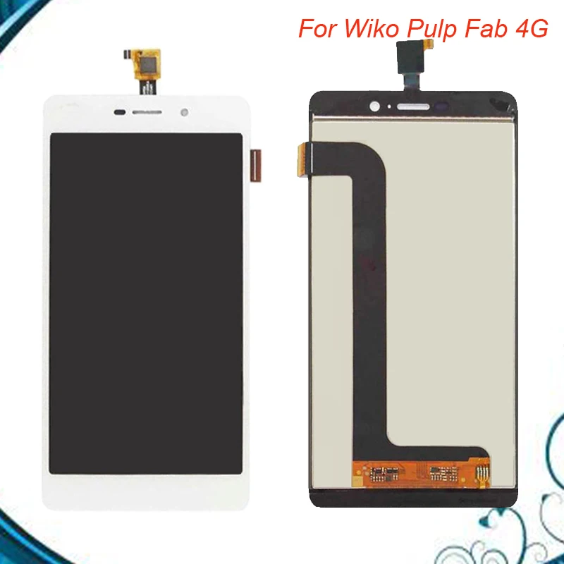 Высококачественный ЖК дисплей для Wiko Pulp Fab 4G сенсорная панель Сенсорная