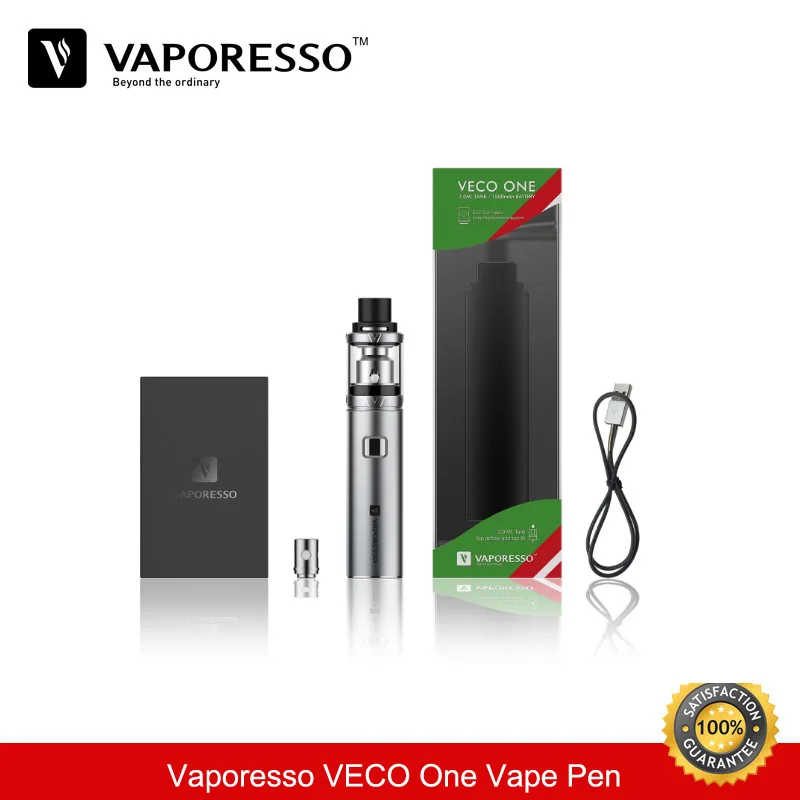 Электронная сигарета Vaporesso Veco One стартовый набор 40 Вт 1500 мАч электронная 2 мл