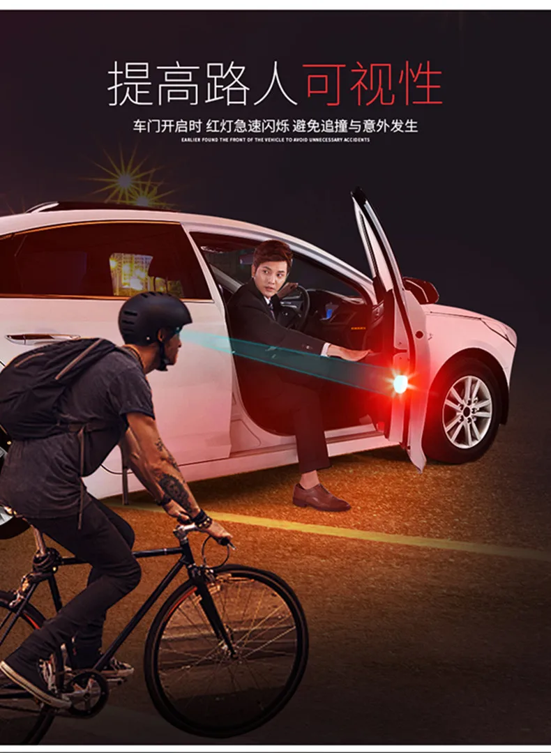 2x авто светодиодный мерцающий светильник потепление наклейки для Toyota C hr Kia Sportage