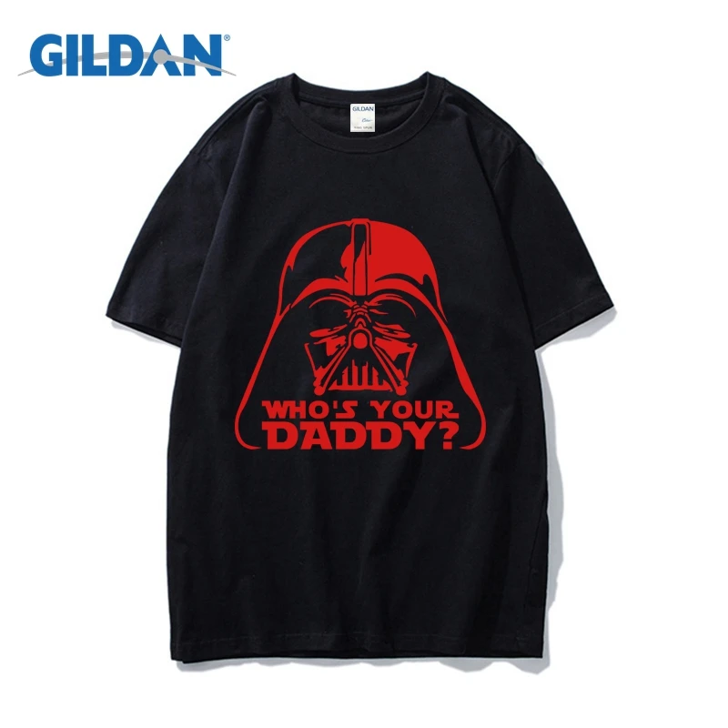 Кто ваш папа Вейдер Футболка 2018 ткань футболки брендовые Дизайн | Мужская одежда