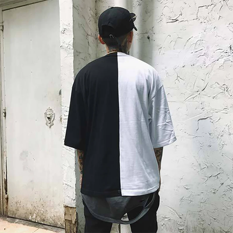 Футболка уличная мода повседневная граффити Vetements мужская и женская Акула хип