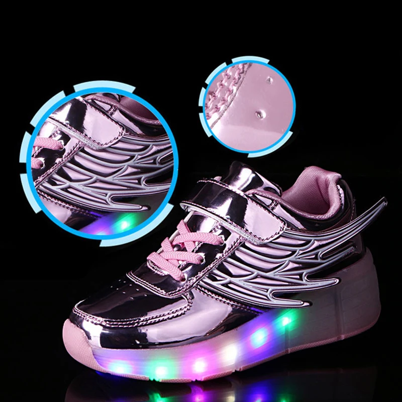 Модная обувь для мальчиков 2019 светящиеся кроссовки детский светодиодный