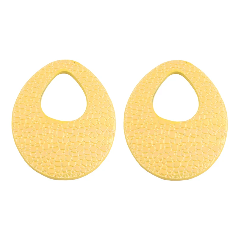 Женские кожаные серьги NeeFu WoFu аксессуары для женщин в форме капли воды большие