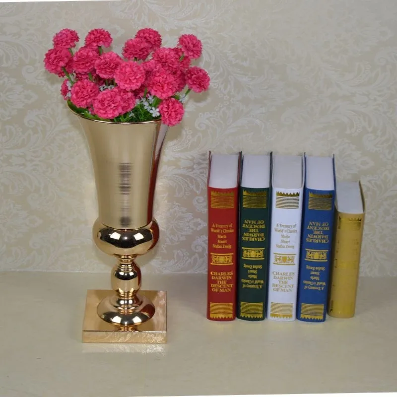 

Gold wedding flower vase flower stand wedding decoration table centerpiece