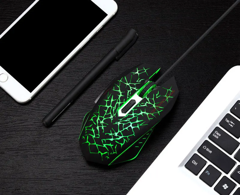 IceRay Professional Проводная игровая компьютерная мышь с разрешением 6D 3200 dpi